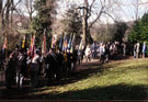 Memorial service in Endcliffe Park to mark the 56th anniversary of the aircrash of the B17 Flying Fortress during World War II