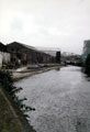 Construction of the Bailey Bridge, Five Weirs Walk across the River Don from Effingham Street