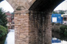 Construction of The Five Weirs Walk under Norfolk Bridge Railway Viaduct