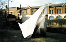 Made in Sheffield Sculpture by Amanda King at the junction of Spital Hill and Savile Street