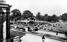 Weston Park looking towards the bandstand from the Museum and Art Gallery