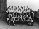 Class photograph, possibly Meersbrook Bank School, Derbyshire Lane