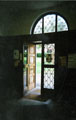 Interior of the entrance to Manor Branch Library, Ridgeway Road