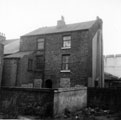 View: t03733 House Nos. 1 (left) and 2 (right), Court No. 4 situated at the rear of Nos. 98 - 100 Milton Street looking from Egerton Lane