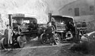 Traction lorries belonging to T. Osbourne and Co., haulage contractors, Woodseats