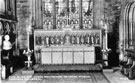 High Altar and East Window dedicated to the memory of James Montgomery Memorial Window