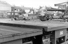 S. Harrison and Sons, haulage contractors, No. 310 Sheffield Road, Tinsley with the rear of housing on Dundas Street and Bawtry Road (right)