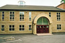 Front entrance to the Synagogue, Kingfield Hall, Psalter Lane