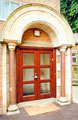 Entrance to the Synagogue, Kingfield Hall, Psalter Lane