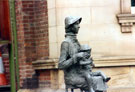 View: t04060 Mother and Child Statue by George Fullard, Upper Chapel Yard, Norfolk Street