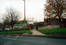 St. Oswalds R.C. Primary School, No. 126 Southend Road with the new school under construction left