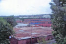 Former Davy Brothers Ltd., Park Iron Works taken from a train passing the former Attercliffe Station