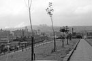 View: t04406 View towards the S.E. from the footpath in front of Park Hill Flats