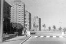 View: t04412 Netherthorpe Flats and Brook Hill roundabout from Upper Hanover Street