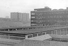 View: t04438 Sheffield Polytechnic from Arundel Gate with Claywood Flats in the background