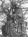 View: t04457 Carved details of Queen Victoria depicted as Honour, Crimean Monument originally erected in 1858 at Moorhead, moved to this location in the Botanical Gardens 1960/1  