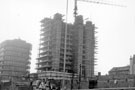 View: t04476 Amalgamated Union of Engineering Workers (A.E.U.W) Offices and Redvers House from Arundel Gate