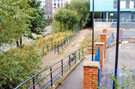 North Bank Offices looking towards Alexandra Hotel, Five Weirs Walk, Blonk Street to Wicker Arches