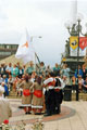 View: t04674 Cypriot Dance Team, Barkers Pool during the World Student Games Cultural Festival 