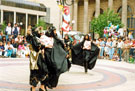 View: t04676 Lebanese Dance Team, Barkers Pool during the World Student Games Cultural Festival 