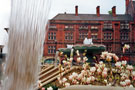 View from the Cascades, Peace Gardens looking towards St Paul's Parade