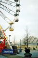 The Big Wheel in the Peace Gardens with the Winter Garden under constructi the background