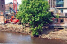 Five Weirs Walk, preparation for construction of offices at the junction of Lady's Bridge and Blonk Street from Castlegate