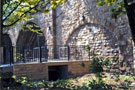 Five Weirs Walk under Norfolk Midland Railway Bridge from Leveson Street