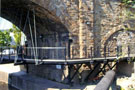 Five Weirs Walk under Norfolk Midland Railway Bridge from Leveson Street