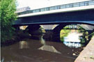 Abyssinia Bridge, River Don, Five Weirs Walk from the Path off Bold Street 