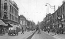 General view of The Moor looking towards Pinstone Street