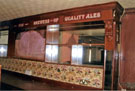 Tiles, kitchen and food area, Market Tavern, No. 27 Exchange Street formerly Rotherham House public house also has been called The Sun; Old Number 12, Double 6; The Garden and Bernies Restaurant