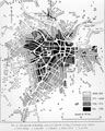 Plan showing growth of Sheffield (1736-1832)