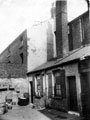 Gable of No. 39 St. Thomas Street and gable of No. 1 in Court 5 St. Thomas Street