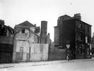 Stanley Street showing old works formerly known as Nursery Steam Grinding Wheel also known as Shiloh Works