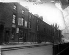 Back to backs and terraced houses, Nos. 39-49 St. Thomas Street looking towards Broad Lane and Red Hill