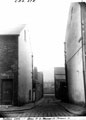 No. 46 Abney Street looking down Rodgers Lane towards St. Thomas Street with Court No. 11 No.4 House on the left and Bala Street (formerly West John Lane) halfway down on the right