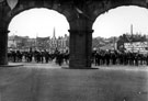 View: u01223 Crowds waiting for the arrival of King Edward VII and Queen Alexandra at Midland Station