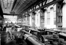 View: u01235 Preparations at the Naval Gun Shop, Vickers Sons and Maxims, River Don Works for the royal visit of King Edward VII and Queen Alexandra