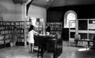 Interior of Beighton Library, formerly, 'The Beeches', High Street, Beighton