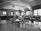 View towards the fireplace, Junior Library, Woodhouse Branch Library, Tannery Street