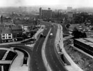 View: u01750 Elevated view of Arundel Gate, Howard Street, left including Nos. 38 - 40 C. H. Harrington and Co. Ltd., sheet metal workers 