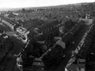 Elevated view of Club Garden Road, left, Lansdowne Road, right, from Lansdowne Flats, Cliff Street foreground, Mount Street, centre