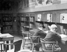 Far Away', two young readers in the Reference Section of Central Junior Library. Central Library, Surrey Street