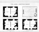 The Turret Lodge at Sheffield Manor. Plan of floors