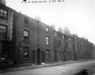 Back to back houses, Nos 31-51, Hermitage Street, No 27-29, Star of Lemont public house, extreme left. Court Nos 3, 5 and 7 at rear of houses.