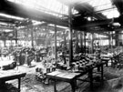 Interior of an Unknown Beltdriven Machine Workshop