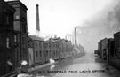 River Don from Lady's Bridge, Tennant Brothers Ltd., Exchange Brewery on left (fronting Bridge Street), Millsands Steelworks beyond