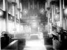 Interior of St. Paul's Church, Pinstone Street, prior to demolition in 1938. The Church was built by subscription in 1720-1, an edifice in the Italian style