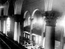 Interior of St. Paul's Church, Pinstone Street, prior to demolition in 1938. The Church was built by subscription in 1720-1, an edifice in the Italian style